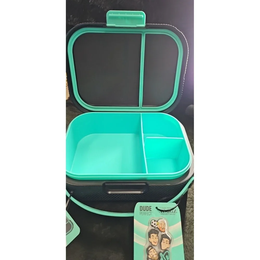 2 Pc. Dude Perfect Lunch Box , W/ Free NOGGZ